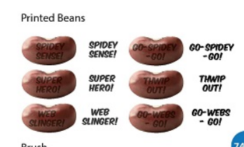Suntoday printed bean seeds  with words DIY(001)